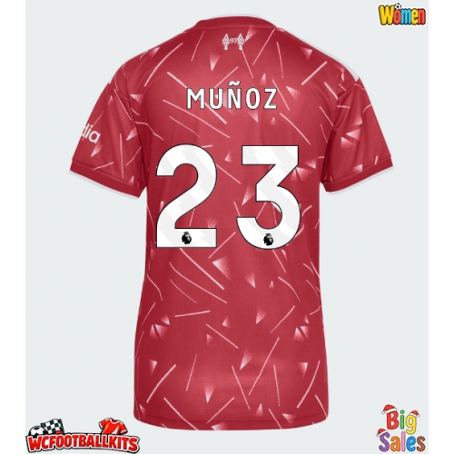 Liverpool Victor Munoz #23 Replica Home Stadium Shirt for Women 2026-27 Short Sleeve